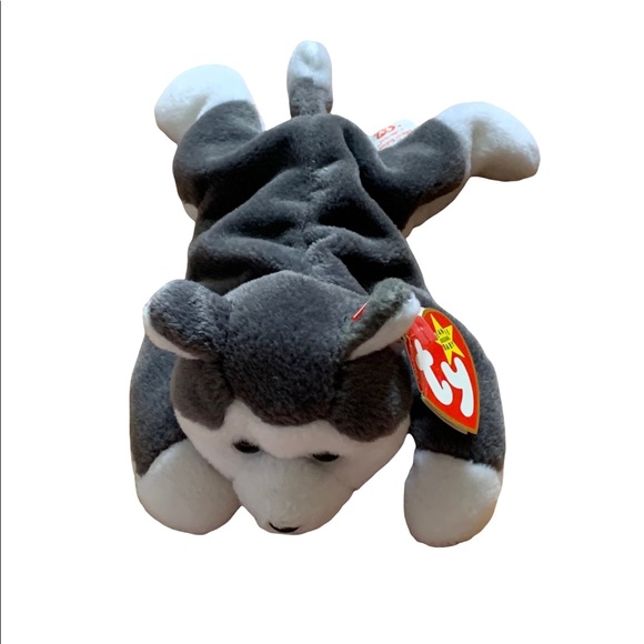 1996 TY Beanie Baby Original Nanook the Husky Dog Retired Plush - Picture 3 of 9